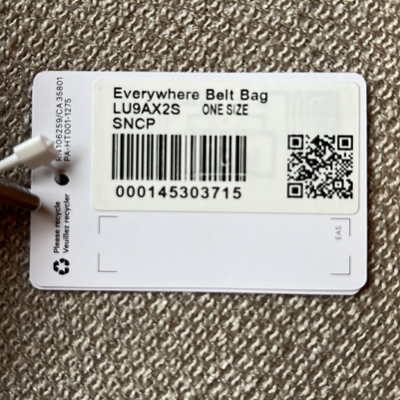 NWT lululemon Sonic Pink Belt bag - Picture 4 of 5